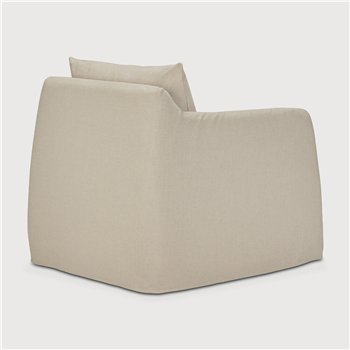 Sillón Weave: Tela Bone