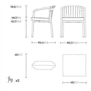 Sillón Arc Kettal