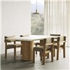 Silla comedor brazos Band teca Kettal
