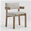 Silla comedor brazos Band teca Kettal