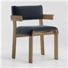 Silla comedor brazos Band teca Kettal