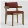 Silla comedor brazos Band teca Kettal