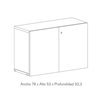 Armario con cerradura String Furniture