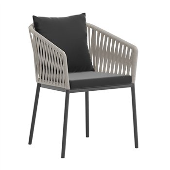 Sillón Aluminio brazos Bela Rope  Bitta Kettal