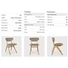Silla Eye tapizada Ethnicraft