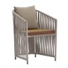 Sillón comedor full Bela Rope Bitta Lounge Kettal