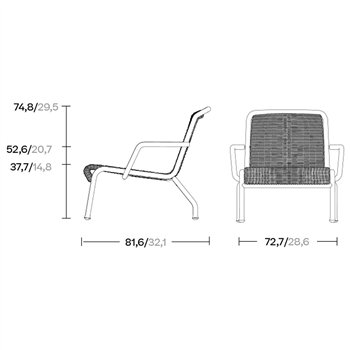 Sillón Club Outdoor Salina Kettal