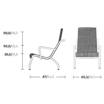 Sillón Lounge Outdoor Salina Kettal