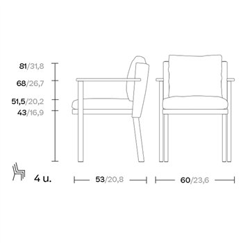 Silla comedor Giro Kettal