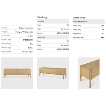 Mueble TV PI Ethnicraft