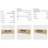Mueble TV Whitebird Ethnicraft
