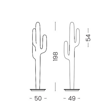 Lámpara pie Saguaro Outdoor Qeeboo