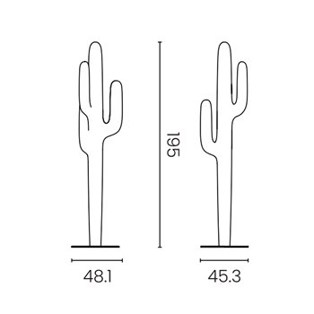 Perchero Saguaro Indoor Qeeboo