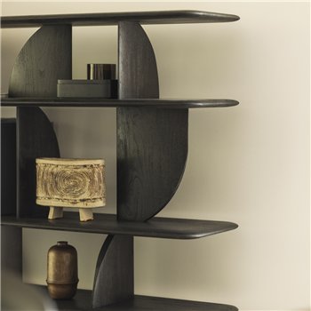 Estantería Geometric - Teca marrón
