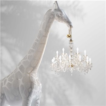 Lámpara de pie Giraffe in Love Outdoor Qeeboo