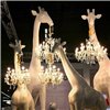 Lámpara de pie Giraffe in Love Outdoor Qeeboo
