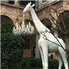 Lámpara de pie Giraffe in Love Outdoor Qeeboo