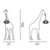 Lámpara de pie Giraffe in Love XS Qeeboo