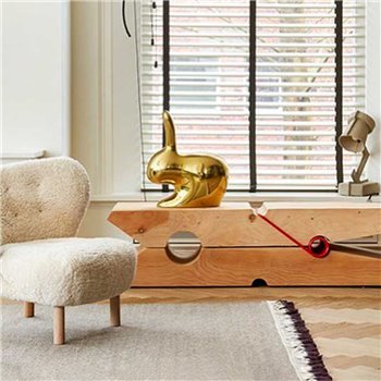 Silla Rabbit baby metal Qeeboo