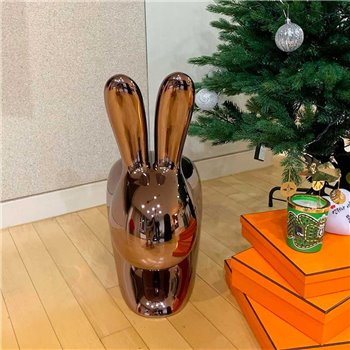 Silla Rabbit baby metal Qeeboo