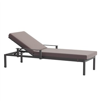 Tumbona Apilable con brazos Via Landscape Kettal