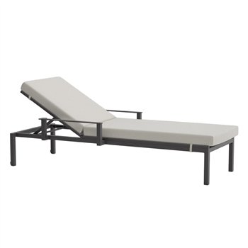 Tumbona Apilable con brazos Via Landscape Kettal