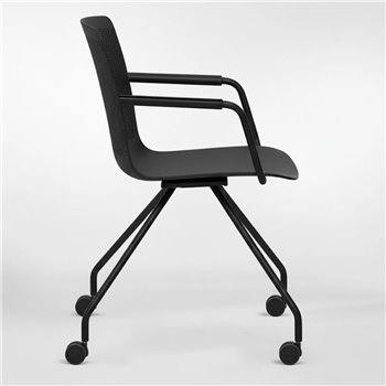 Sillón Glove 4 radios metal con ruedas Forma5 