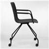 Sillón Glove 4 radios metal con ruedas Forma5 