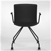 Sillón Glove 4 radios metal con ruedas Forma5 