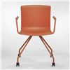 Sillón Glove 4 radios metal con ruedas Forma5 