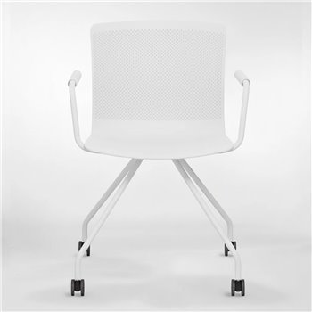 Sillón Glove 4 radios metal con ruedas Forma5 