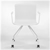 Sillón Glove 4 radios metal con ruedas Forma5 