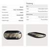 Bandeja Organic Black Oblong Ethnicraft
