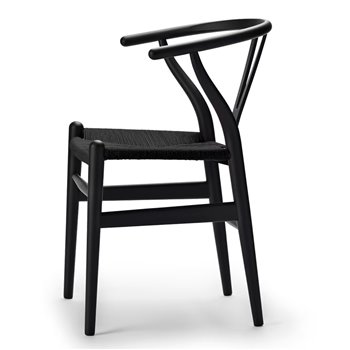 Silla Wishbone CH24 Colors Black - Haya Negra