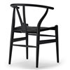 Silla Wishbone CH24 Colors Black - Haya Negra