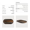 Bandeja Organic Bronze Oblong Ethnicraft