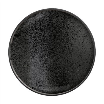 Bandeja Aged Charcoal Round Ethnicraft