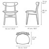Silla CH30P tela de Carl Hansen and Son. Sillas tapizadas.