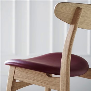 Silla CH30P piel Carl Hansen and Son - Roble aceite - Leather Sif 93