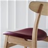 Silla CH30P piel Carl Hansen and Son - Roble aceite - Leather Sif 93