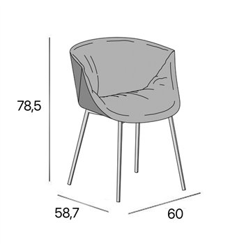 Sillón comedor Nacho Lago