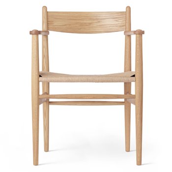 Sillón CH37 Carl Hansen and Son - Roble aceite - Cuerda natural