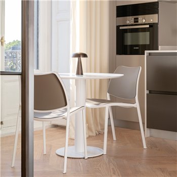 Silla Gas Blanca Polipropileno Stua