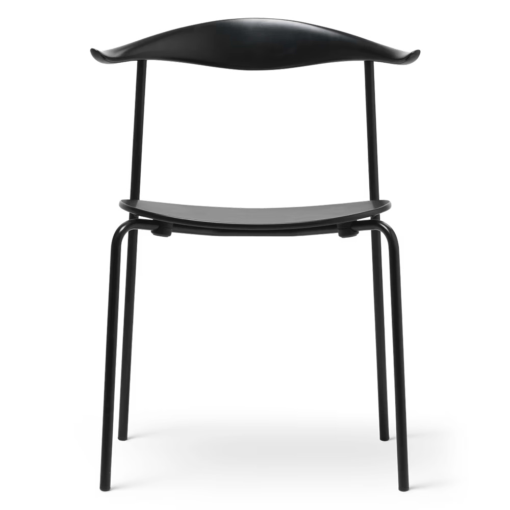 Silla CH88T Carl Hansen and Son - Haya negro/Acero negro