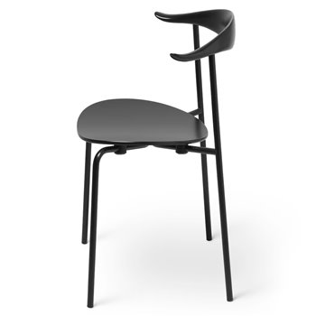 Silla CH88T Carl Hansen and Son - Haya negro/Acero negro