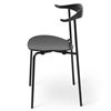 Silla CH88T Carl Hansen and Son - Haya negro/Acero negro