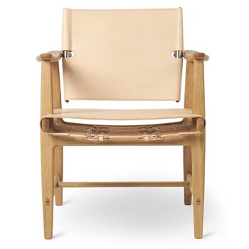 Sillón Huntsman BM1106 - Roble aceite/Leather saddle Natural