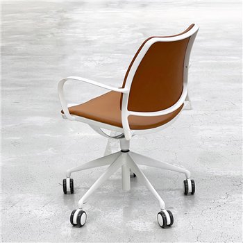Sillón Gas Ruedas Tapizado Stua