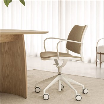 Sillón Gas Ruedas Tapizado Stua
