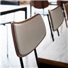 Silla Vega VLA26P Carl Hansen and Son - Roble barniz Acero negro Tapiz Mood 01104